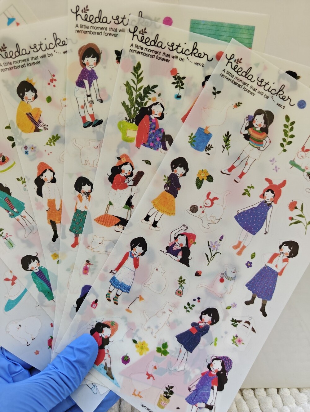 40 Pc JAPANESE JOURNALING STICKER SHEETS - Picture 4 of 12